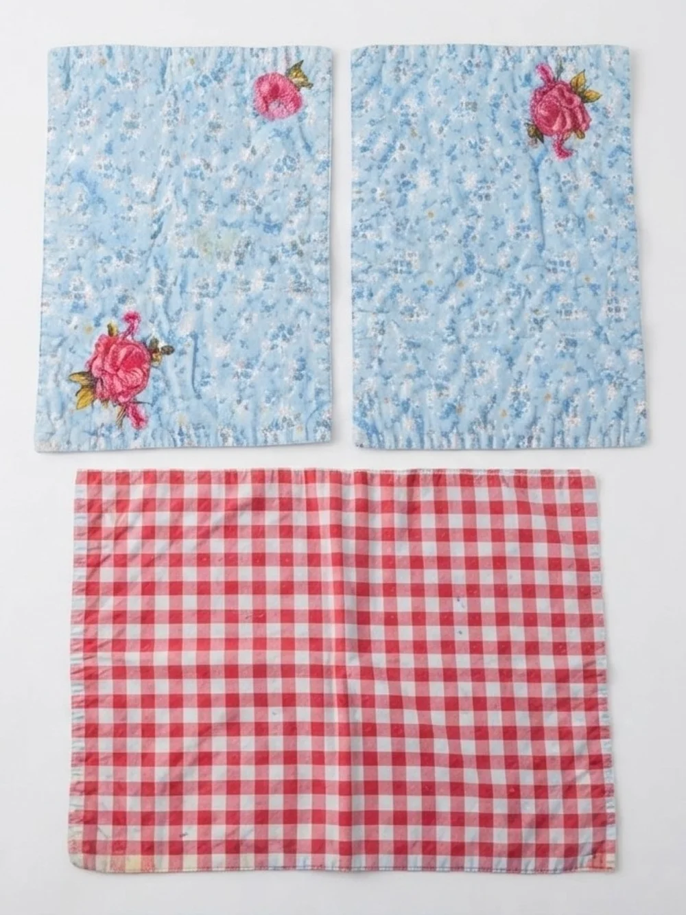 Pioneer Women Blue Floral Quilted Placemats Set Of 2